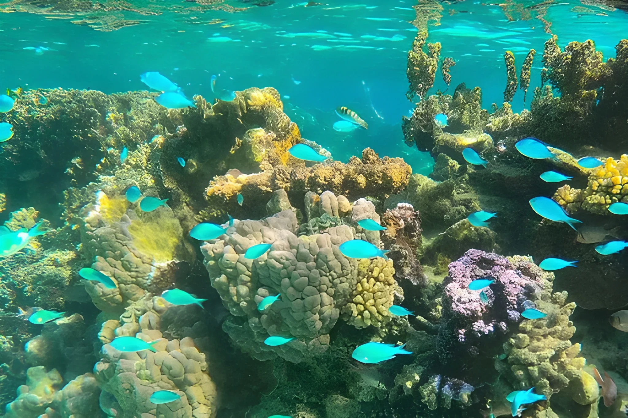 Lagoon Snorkeling at Coral Gardens