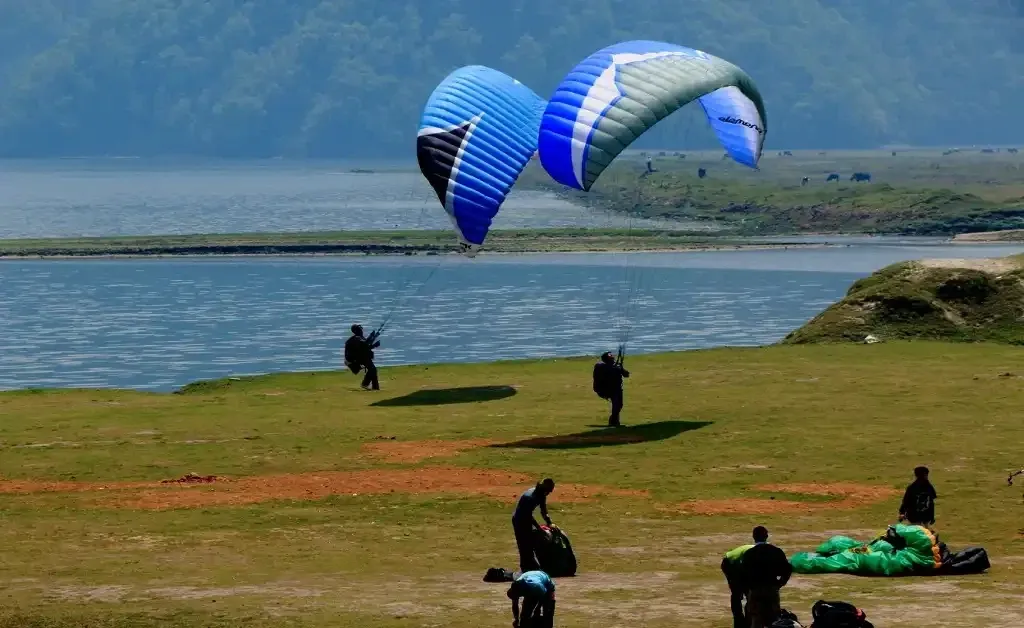 Paragliding Over Pokhara