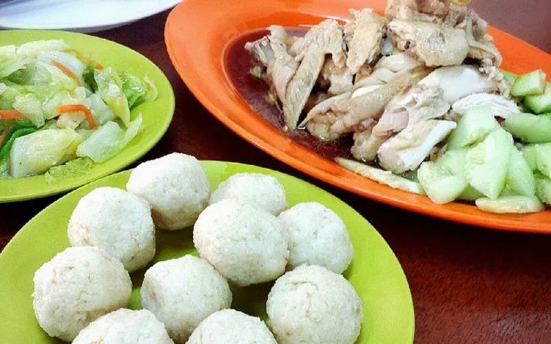 Chicken Rice Balls